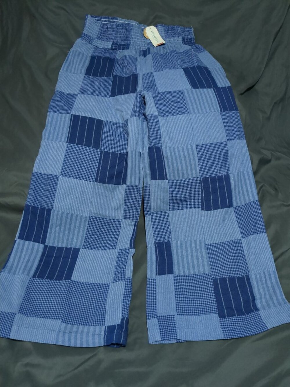 NWT Earthbound Trading Co Patchwork Pants - Size Medium